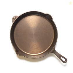 Lancaster Cast Iron No. 10 Skillet - 11-5/8-Inch Pre-Seasoned Heirloom