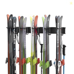 Ultrawall Ski Rack, Wall Mounted Ski Storage for Garage Storage Organi