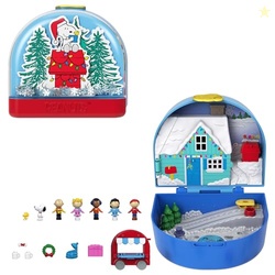 Polly Pocket x Peanuts Collector Compact, Micro Dolls and Playset, 7 T