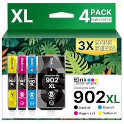 E-Z Ink Compatible 902 902XL Ink Cartridges for HP Printers Replacemen