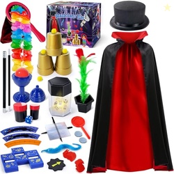 PATIFEED Kids Magic Kit, Magician Costume for Pretend Play, Magic Set 