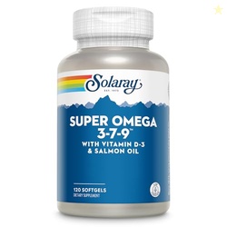 SOLARAY Super Omega 3 7 9 Supports Healthy Skin, More EPA, DHA, Essent