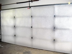 NASA TECH White Reflective Foam Core 2 Car Garage Door Insulation Kit 