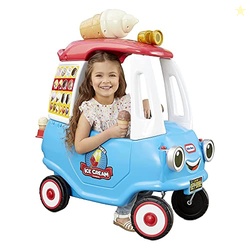 Little Tikes Cozy Ice Cream Truck, Coupe Ride On Car, Kid and Parent P
