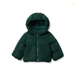 Amazon Essentials x Sofia Grainge Boys' Water-Resistant Hooded Puffer 