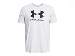 Under Armour Men's Sportstyle Logo Short Sleeve T Shirt, (100) White /