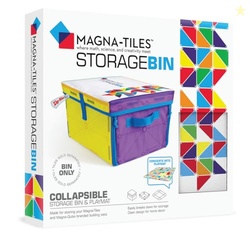 MAGNA-TILES Storage Bin & Interactive Play-Mat, The Original Magnetic 