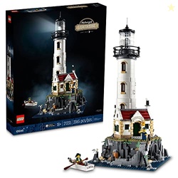LEGO Ideas Motorized Lighthouse 21335 Adult Model Building Kit, Comple