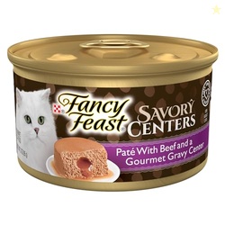 Purina Fancy Feast Savory Centers With Beef Wet Cat Food Pate with Gou