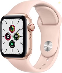 Apple Watch SE (GPS + Cellular, 40mm) - Gold Aluminum Case with Pink S