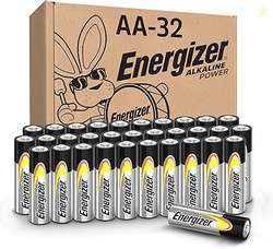 Energizer AA Batteries Alkaline Power 32 Count Alkaline Double A Batte