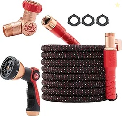 Pocket Hose Ballistic 75 FT Expandable Garden Hose w/Pocket Pivot Swiv