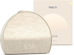 Hatch Restore 3 Sunrise Alarm Clock Sound Machine, Smart Light (Putty)