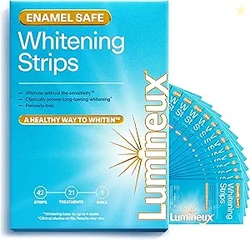 Lumineux Teeth Whitening Strips - 21 Treatments (3 Months) - Peroxide 