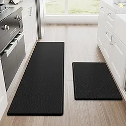 StepRite Kitchen Mats 2PCS Kitchen Rugs, Cushioned Anti Fatigue Kitche