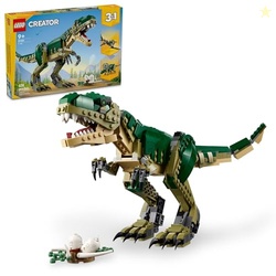 LEGO Creator 3 in 1 T Rex Toy - Dinosaur Toy Building Set for Kids, Bo