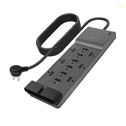 Belkin 12-Outlet Surge Protector Power Strip w/ 12 AC Outlets & 8ft Fl