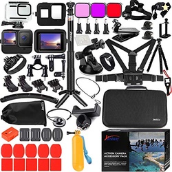 Accessories Kit for Gopro Hero 13 12 11 10 9 Black Waterproof Housing 