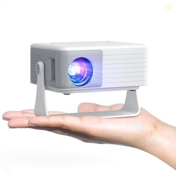 Mini Projector with WiFi and Bluetooth, AKIYO 2026 Upgraded Projector 