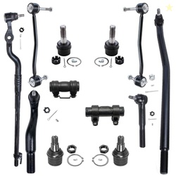 Detroit Axle - Front End 12pc Suspension Kit for 00-04 Ford F-250 F-35