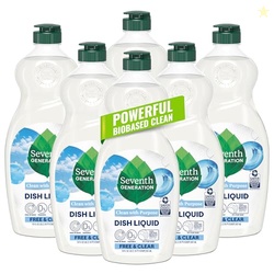 Seventh Generation Dish Liquid Soap Free & Clear liquid soap Pack of 6