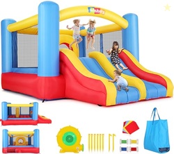 Whubefy Bounce House, Inflatable Bounce House for Kids 3-6 Big Kids 8-
