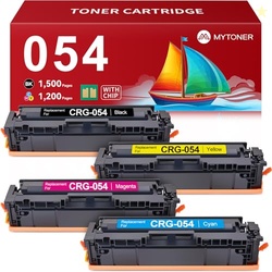 MYTONER 054 Toner Cartridge Set Replacement for Canon 054 054H CRG-054
