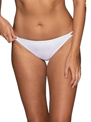 Vanity Fair Women's Illumination String Bikini Panty 18108, Star White