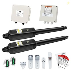 TOPENS PW302 Dual Swing Gate Opener Light Duty Automatic Gate Motor fo