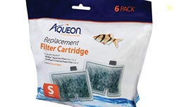 Aqueon Filter Cartridge Small/6 Pk - Aquarium Filter Cartridge - 6 Cou