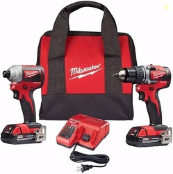 Milwaukee 2892-22CT M18 Compact Brushless 2-Tool Combo Kit, Drill Driv
