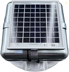 Solar RoofBlaster for 3.5" Ribbed Conex Shipping Container (Galvanized