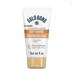 Gold Bond Softening Foot Cream, 4 oz., Foot Lotion with Shea Butter to