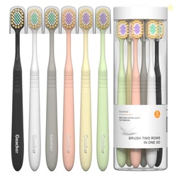 Geacker Extra Soft Toothbrush for Adults with Wide Head  Ultra Soft Na