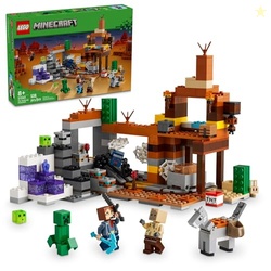 LEGO Minecraft The Badlands Mineshaft - Building Toys for Boys & Girls