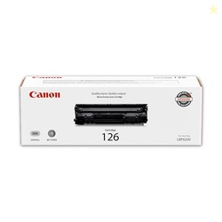 Canon Genuine 126 Black Toner Cartridge Compatible with LBP6200d, LBP6