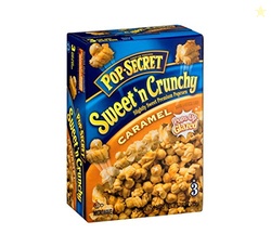 Pop Secret Caramel Microwave Popcorn 3ct Regular, 7.92oz Box (Pack of 