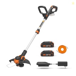 WORX Cordless String Trimmer & Lawn Edger, 12" Electric Weed Wacker wi