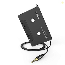 arsvita Car Audio Cassette to Aux Adapter, 3.5 MM Auxillary Cable Tape