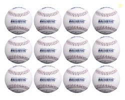 Baden Ballistic Leather Pitching Machine Baseballs | Durable Leather C