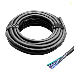 RECOIL 20-Feet 9-Conductor Speaker Cable, 18AWG CCA, Ultra-Flex and Ea