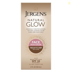 Jergens Natural Glow Self Tanner Face Moisturizer with SPF 20 Facial S