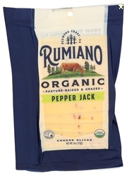 Rumiano Organic Sliced Pepper Jack, 6 OZ