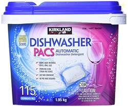 Kirkland Signature Easy to Use, Streak Free Premium Dishwasher Pacs, A