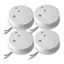 Kidde AC Hardwired Interconnect Smoke Alarm with Hush I12040 (4-Units)
