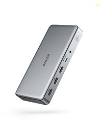 Anker Docking Station (DL6350), 10-Port Triple Display with Displaylin