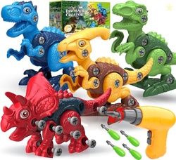 Dinosaur Toys for 3, 4, 5, 6, 7 Year Old Boys, Take Apart Toys with El