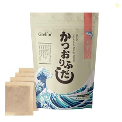 Grelim Dashi Stock Japan Dashi Soup 18 Packets, Natural Domestic Ingre