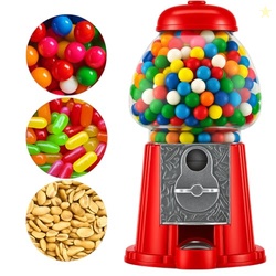 American Gumball Company - Metal 11-Inch Retro Style Red Gumball Machi