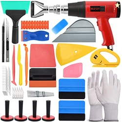 NEWISHTOOL Vinyl Wrap Tool Kit with Heat Gun, Car Wrap Kit, Felt Squee